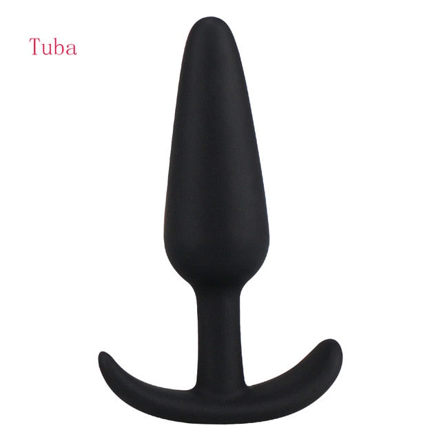 100% Safe Silicone Dildo Butt Plug Anal Plugs Unisex Sexy Stopper 3 Different Size Adult Sex Toys for Men/Women Trainer Massager