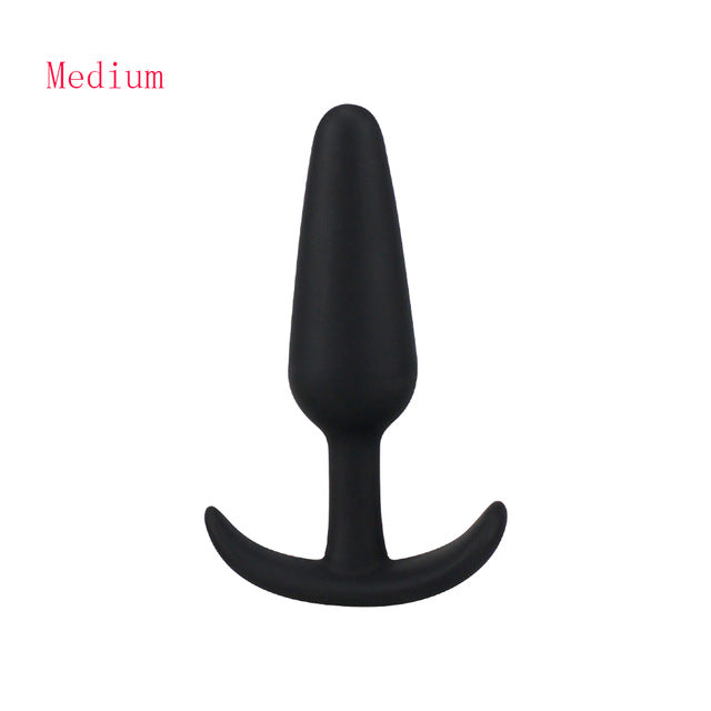 100% Safe Silicone Dildo Butt Plug Anal Plugs Unisex Sexy Stopper 3 Different Size Adult Sex Toys for Men/Women Trainer Massager