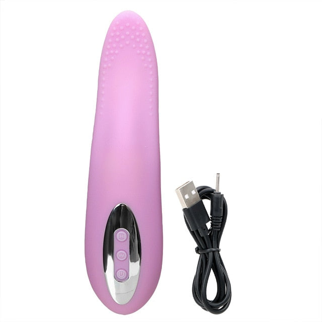 IKOKY Dildo Clitoris Stimulator Female Masturbation Oral Sex 12 Speed Tongue Vibrator G-spot Vagina Licking Sex Toys For Woman