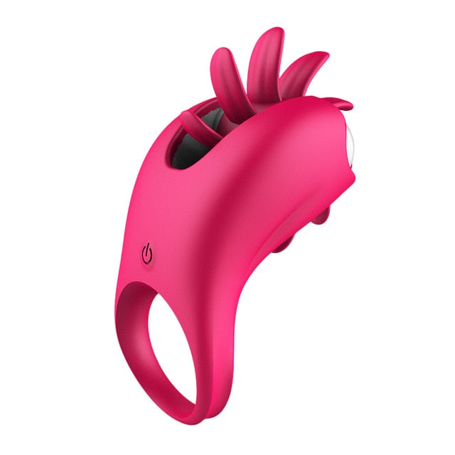 Licking Vibrator Vagina Clitoris Rotation Stimulate Oral Sex Toys for Adults Women Men Couples 10 Vibration Silicone Masturbator