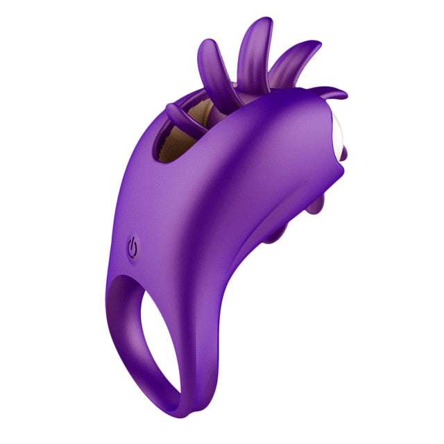 Licking Vibrator Vagina Clitoris Rotation Stimulate Oral Sex Toys for Adults Women Men Couples 10 Vibration Silicone Masturbator