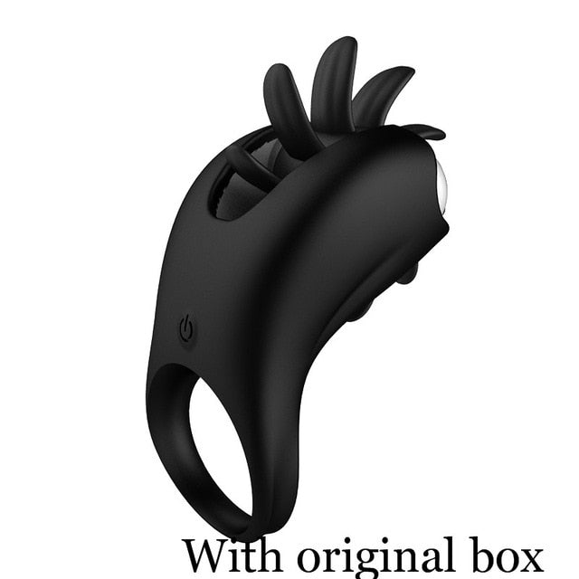 Licking Vibrator Vagina Clitoris Rotation Stimulate Oral Sex Toys for Adults Women Men Couples 10 Vibration Silicone Masturbator