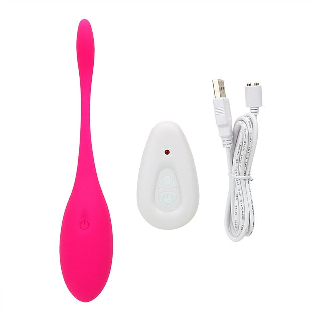 IKOKY Vaginal Tighten Exercise Kegel Balls G Spot Vibrator Sex Toy for Women Vibrating Eggs Silicone Ben Wa Ball