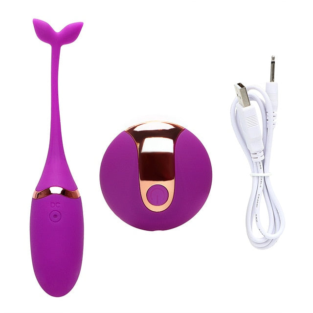 IKOKY Vaginal Tighten Exercise Kegel Balls G Spot Vibrator Sex Toy for Women Vibrating Eggs Silicone Ben Wa Ball