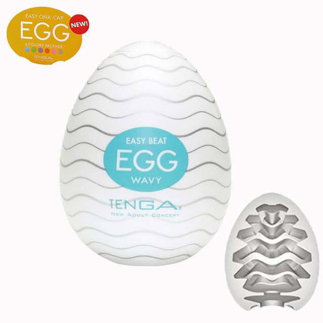 Tenga Men Portable EGG 6 Models G-spot Stimulator Massager  Pleasure Device For Men Masturbation Sex Toy