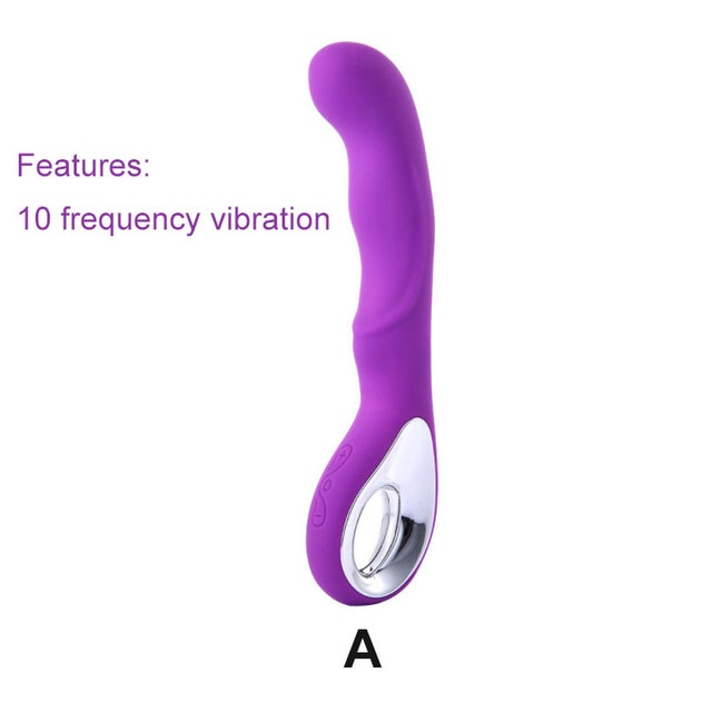 10 Frequency Strong AV Vibrator Silicone G Spot Usb Charging Vibration Dildo Adult Toys Male Masturbator Clitoris Stimulator