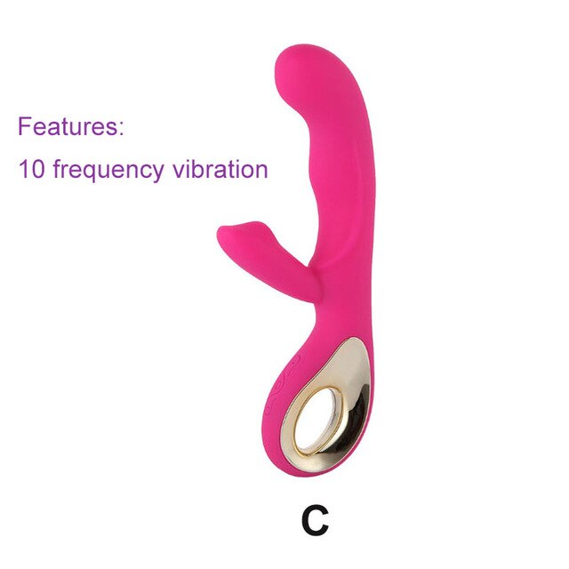 10 Frequency Strong AV Vibrator Silicone G Spot Usb Charging Vibration Dildo Adult Toys Male Masturbator Clitoris Stimulator