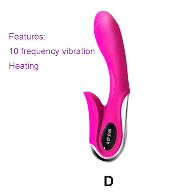 10 Frequency Strong AV Vibrator Silicone G Spot Usb Charging Vibration Dildo Adult Toys Male Masturbator Clitoris Stimulator