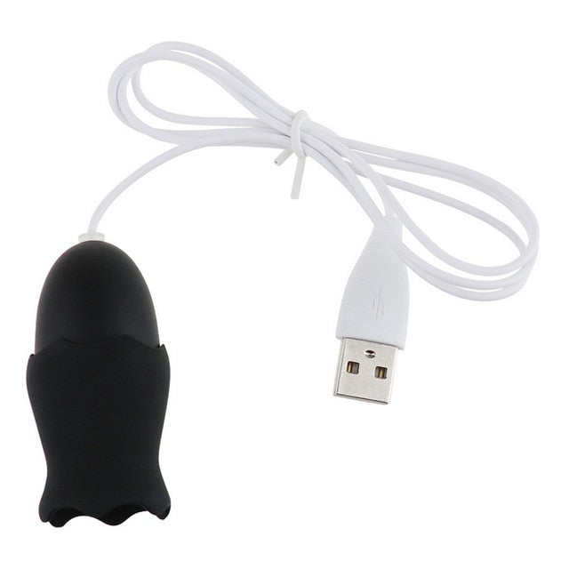 VETIRY Dildo Vibrator USB Vibrating Egg Tongue Licking Vagina Clitoris Stimulator Sex Toys for Women Female Masturbator