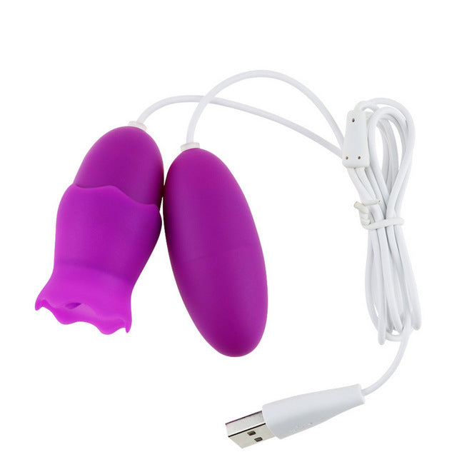 VETIRY Dildo Vibrator USB Vibrating Egg Tongue Licking Vagina Clitoris Stimulator Sex Toys for Women Female Masturbator