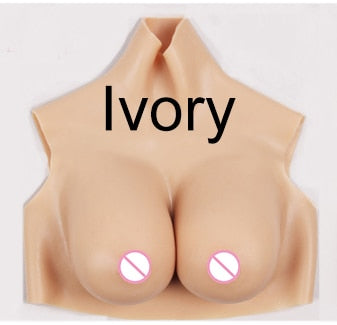 Eyung C/D/F Cup Simulated Boobs Crossdresser Breast Plate Silicone Artificial Breast Forms Tetas Sissy False Chest Boob Breast