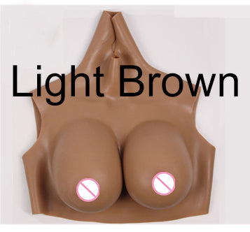 Eyung C/D/F Cup Simulated Boobs Crossdresser Breast Plate Silicone Artificial Breast Forms Tetas Sissy False Chest Boob Breast