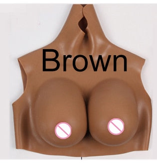 Eyung C/D/F Cup Simulated Boobs Crossdresser Breast Plate Silicone Artificial Breast Forms Tetas Sissy False Chest Boob Breast