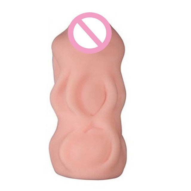 Male Sex Toy Pocket Pussy 4D Artificial Realistic Vagina Way Soft Masturbation Cup for Men