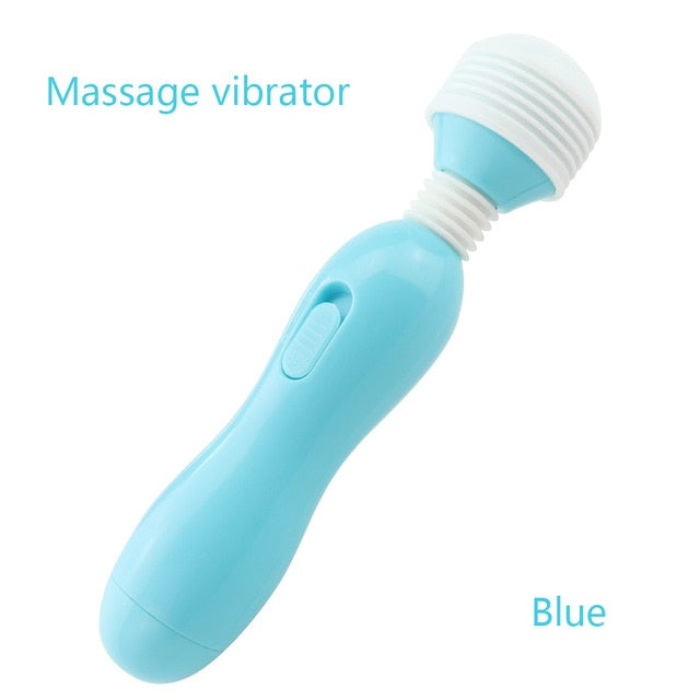 Safe 2 Speeds AV Magic Wand G Spot Dildo Vibrator Clitoris Stimulator Body Massager Sex Toys For Woman Female Masturbation