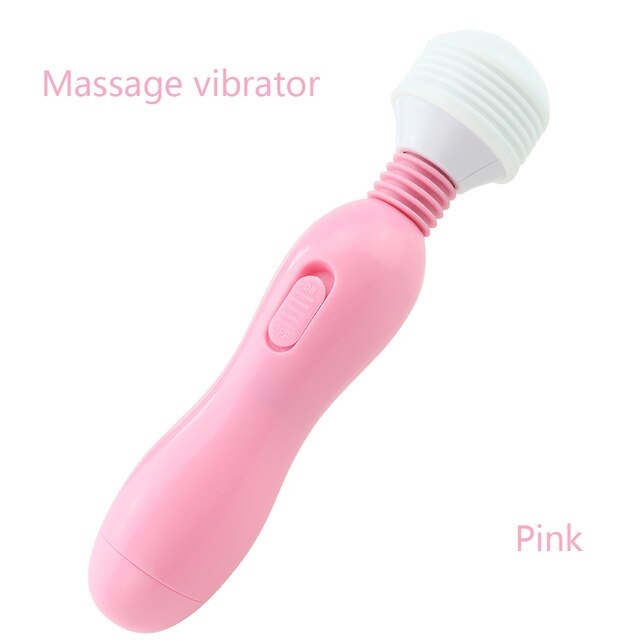 Safe 2 Speeds AV Magic Wand G Spot Dildo Vibrator Clitoris Stimulator Body Massager Sex Toys For Woman Female Masturbation