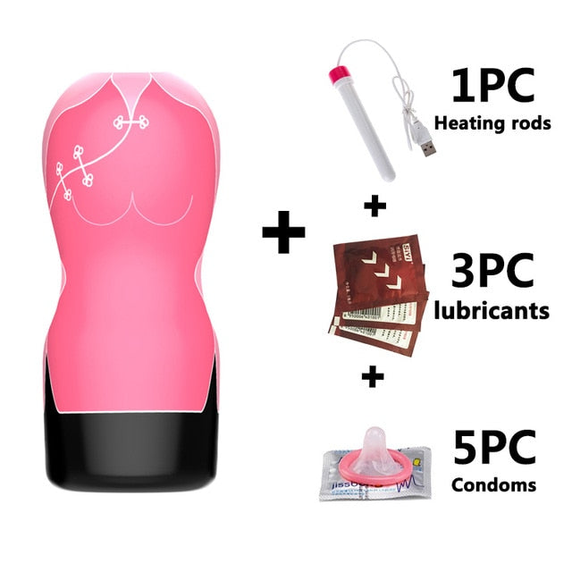 Masturbator Cup Artificial Pussy 3D Realistic Vagina Sex Toys for Adult Men Male Silicone Masturbation Sucking Cup Sex Shop