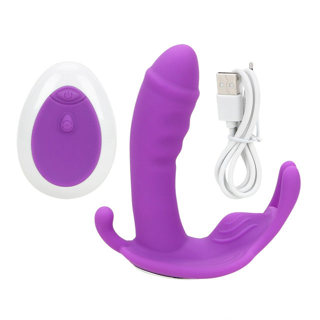 OLO Clitoris Stimulator G Spot Massager Sex Toys for Women Vibrating Panties 10 Speed Wearable Butterfly Dildo Vibrator