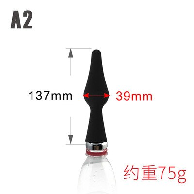 Portable Anal Cleaning Anus Enema Use for Mineral Water Bottle Anal Vaginal Washing Anal Douche Vagina Wash Plug Adult Sex Toys