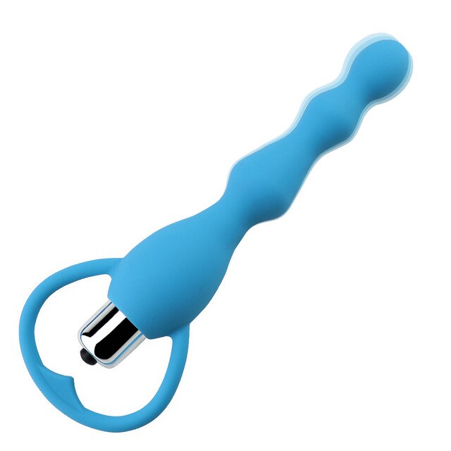 Anal Vibrator Sex-Toy for Women Anal Beads Vibrators Gay Prostate Massage Smooth Butt Silicone But Plugs Sex Toys for Couple