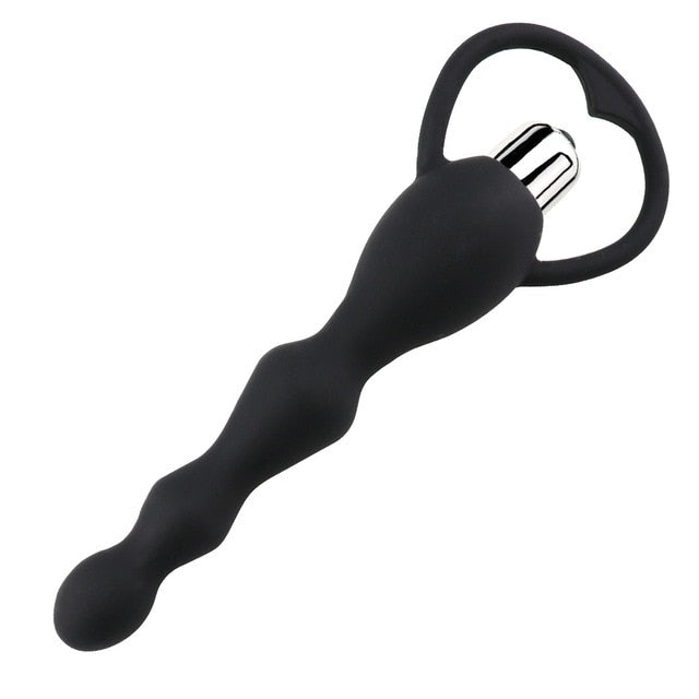 Anal Vibrator Sex-Toy for Women Anal Beads Vibrators Gay Prostate Massage Smooth Butt Silicone But Plugs Sex Toys for Couple