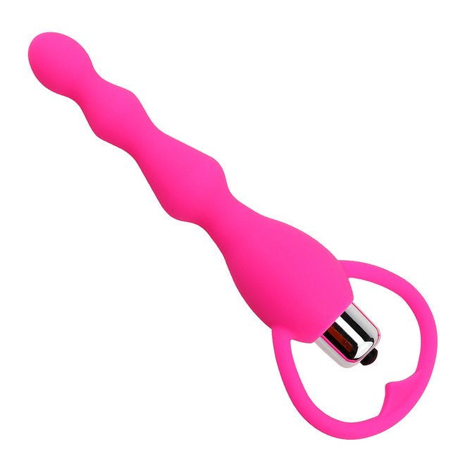 Anal Vibrator Sex-Toy for Women Anal Beads Vibrators Gay Prostate Massage Smooth Butt Silicone But Plugs Sex Toys for Couple