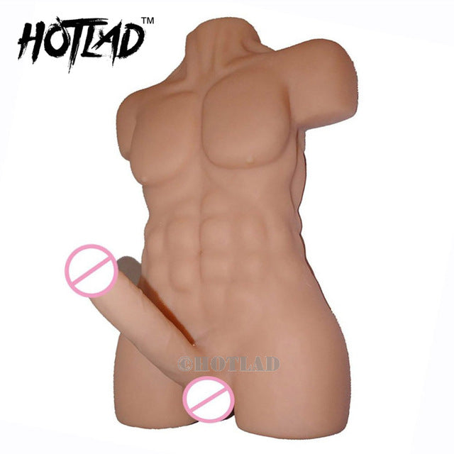 Male Sex Doll with Adjustable Penis and Strong Shoulders Silicone Sex Dolls with Large Dildo For Women,Anal Sex Product For Gay