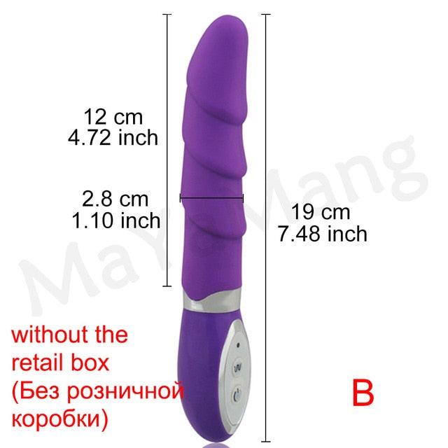 10 Speed Silicone Vibrator Multispeed Vibrating toy dildo Vibrator Adult Sex Toys For woman Waterproof Clit Vibrator Sex Product