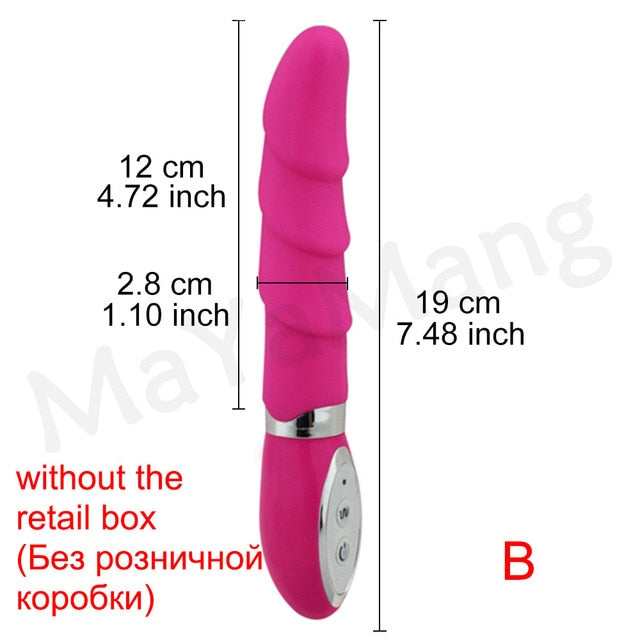 10 Speed Silicone Vibrator Multispeed Vibrating toy dildo Vibrator Adult Sex Toys For woman Waterproof Clit Vibrator Sex Product