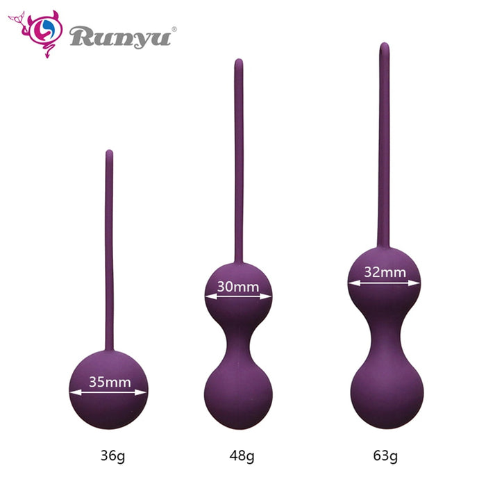 Safe Silicone Smart Ball Vibrator Kegel Ball Ben Wa Ball Vagina Tighten Exercise Machine Sex Toy for Women Vaginal Geisha Ball