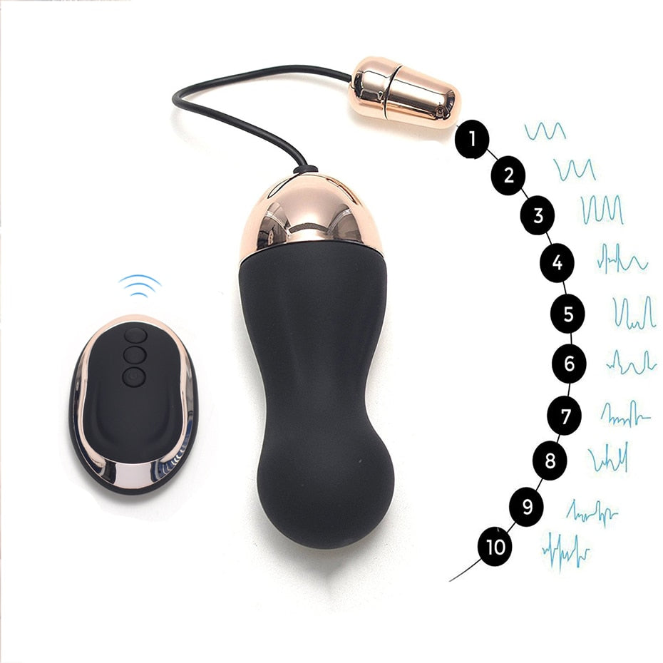 HIMALL Wireless Remote Control Vibrator Adult Sex Toy Powerful Bullet Vbrating Egg Product for Women Kegel Ball Erotic Massage