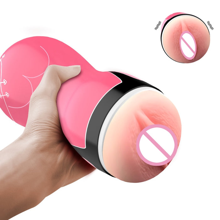 Masturbator Cup Artificial Pussy 3D Realistic Vagina Sex Toys for Adult Men Male Silicone Masturbation Sucking Cup Sex Shop